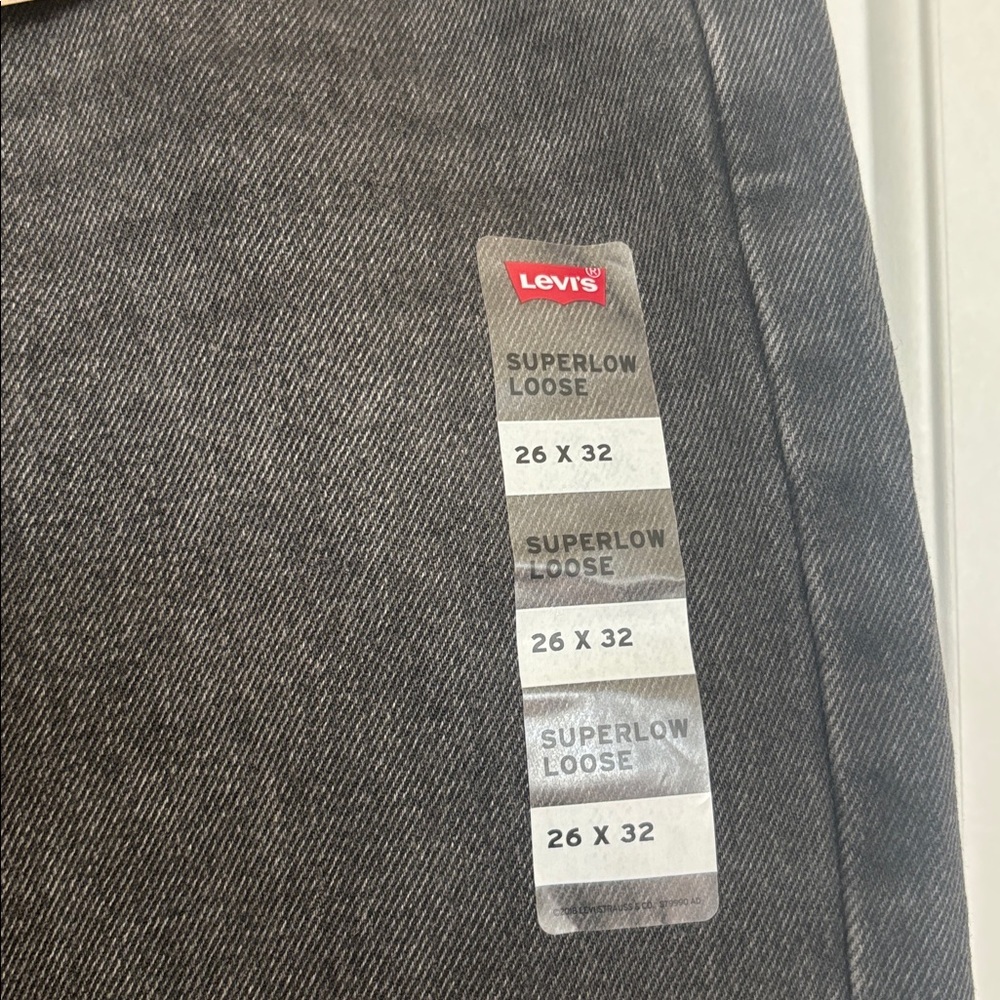 NWT Levi’s Superlow Loose, 26x32 - Picture 5 of 8